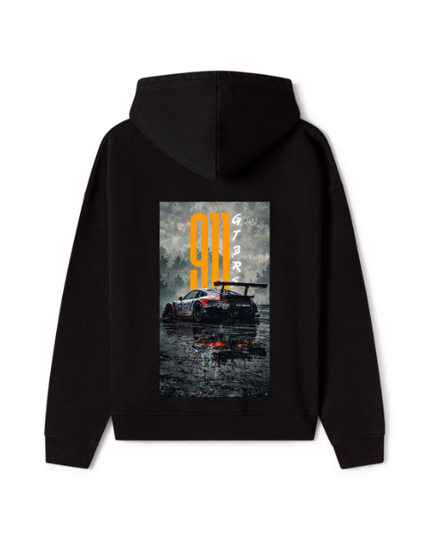 Luxsnug Premium Cotton Zipper Hoodie – 911 GTR Edition