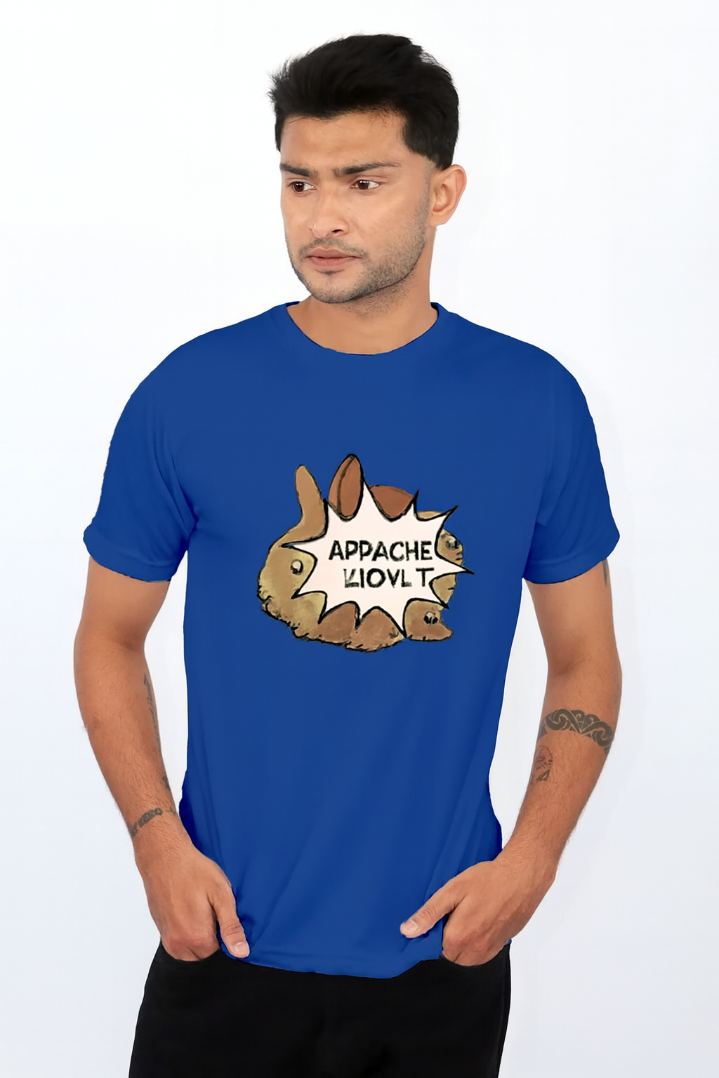 Royal Blue Polyester Round Neck 140GSM Tshirts