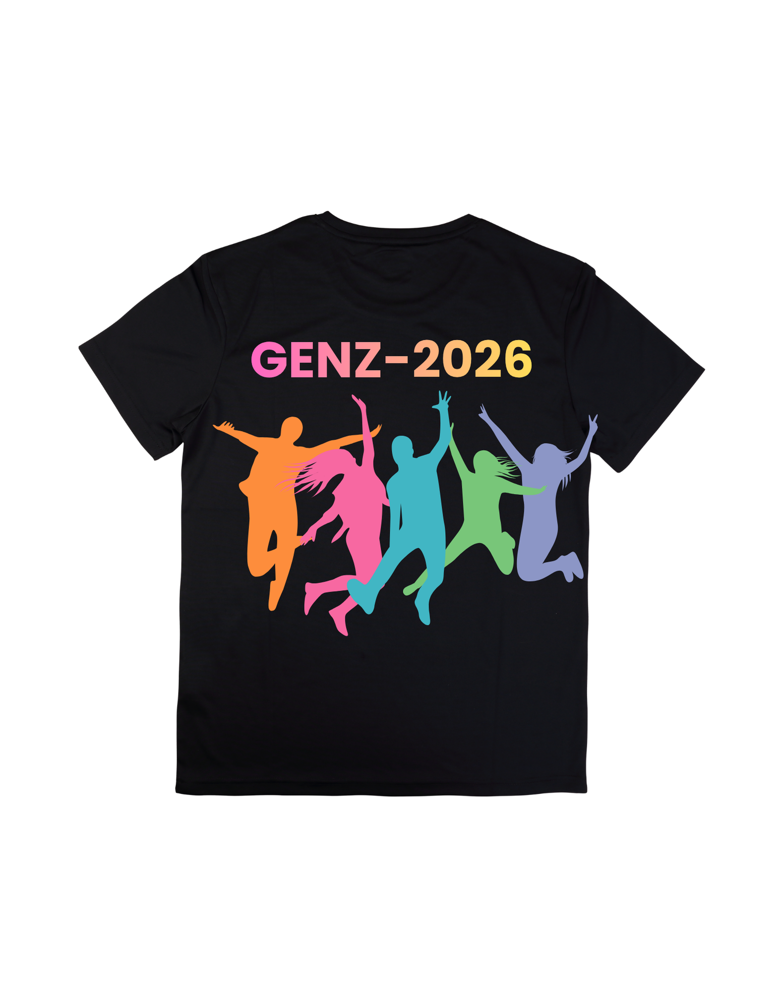 Apnacart GenzBlack Premium Dot Knit Round Neck Half Sleeve 180 GSM TShirts