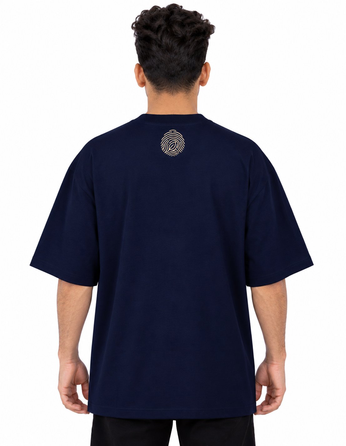 The Oversized Tee - Plain - Navy Blue | 220 GSM Cotton