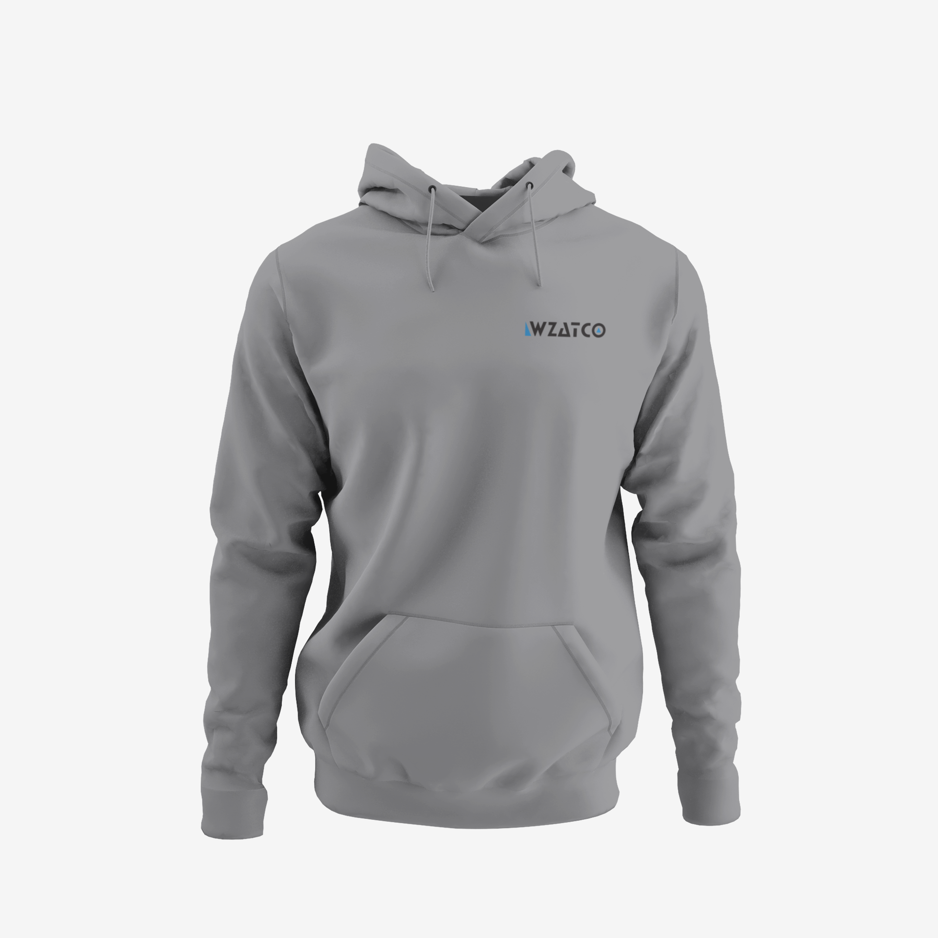 Grey Cotton Hoodie without Zipper 300GSM - 1