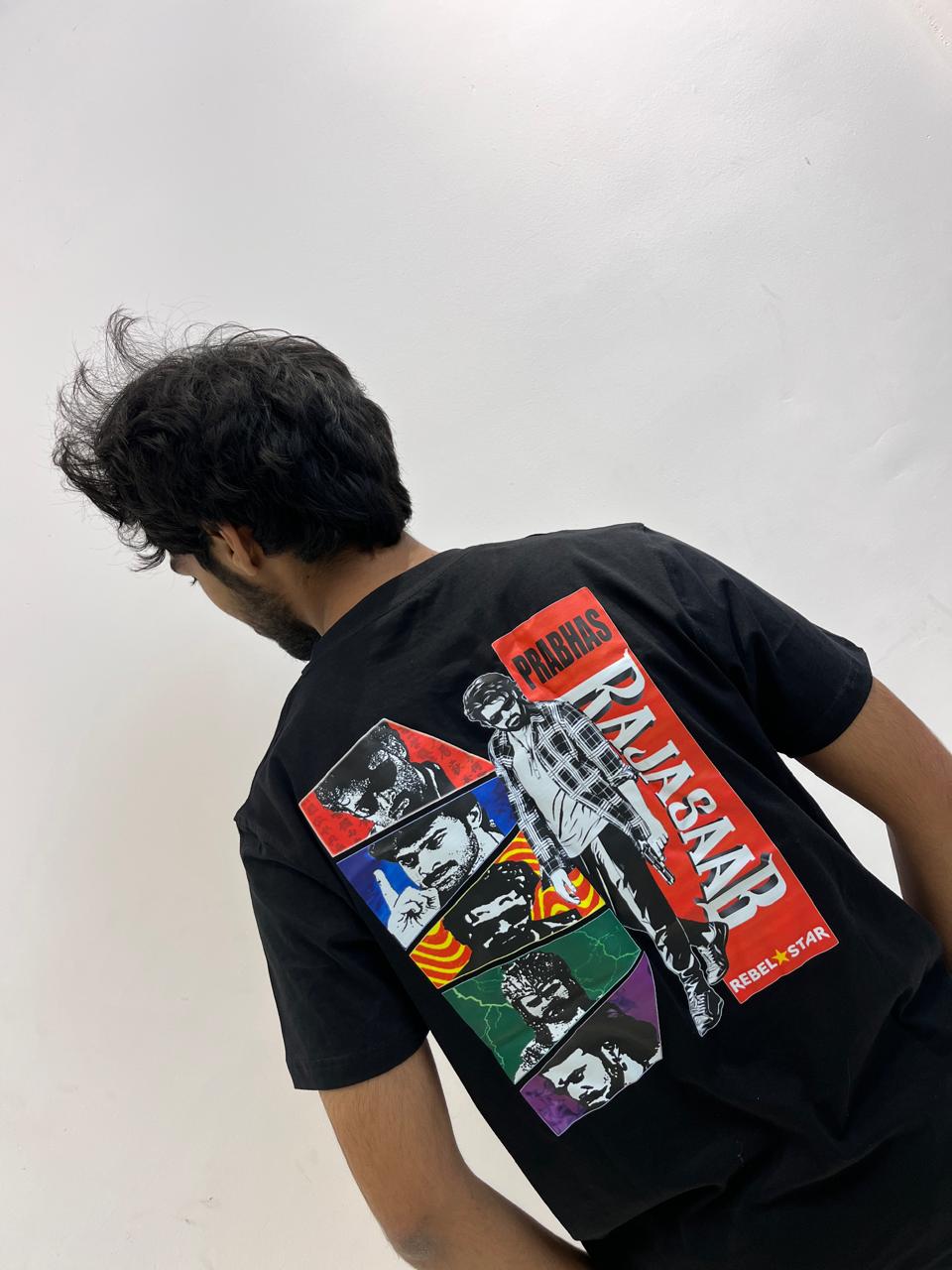 Prabhas Graphic Cotton Round Neck T-Shirt 180 GSM White
