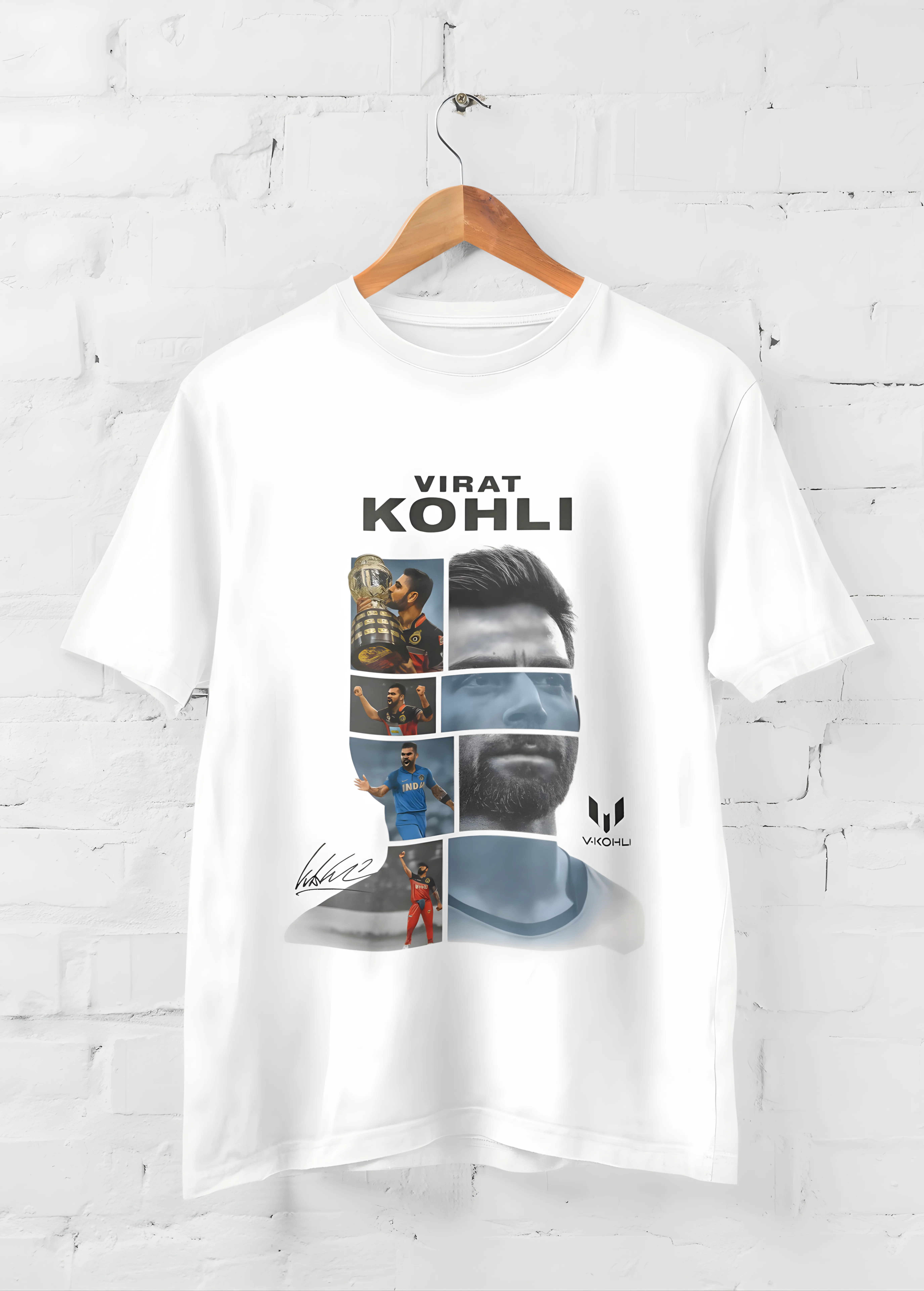 King Kohli Grunge Edition | Premium 180 GSM T-Shirt