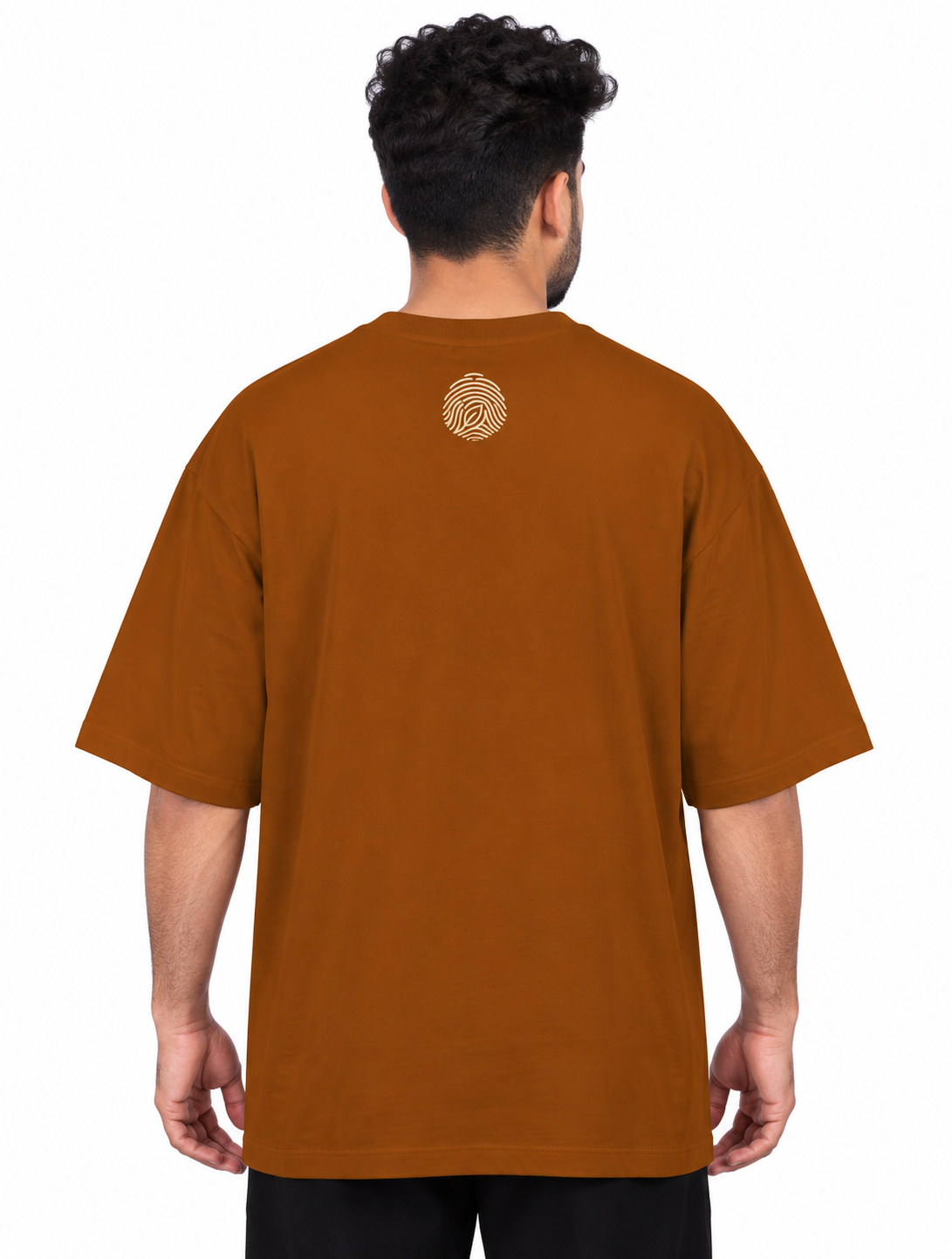 The Oversized Tee - Plain - Brown | 220 GSM Cotton